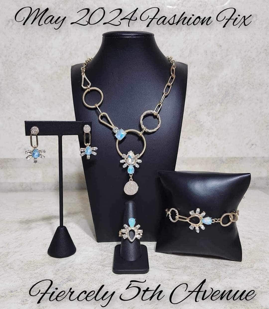 Paparazzi Accessories - Fiercely 5th Avenue - May 2024 Fashion Fix Collection