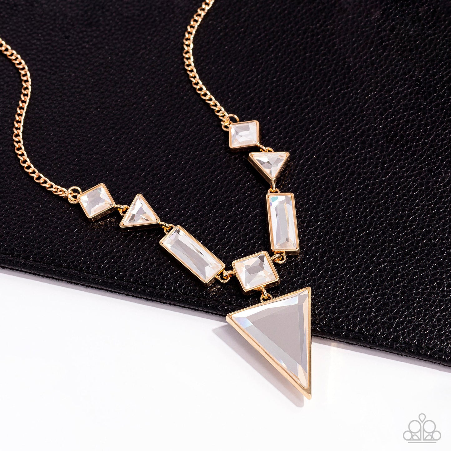 Paparazzi Accessories - Fetchingly Fierce - Gold Necklace July 2023 Life of the Party