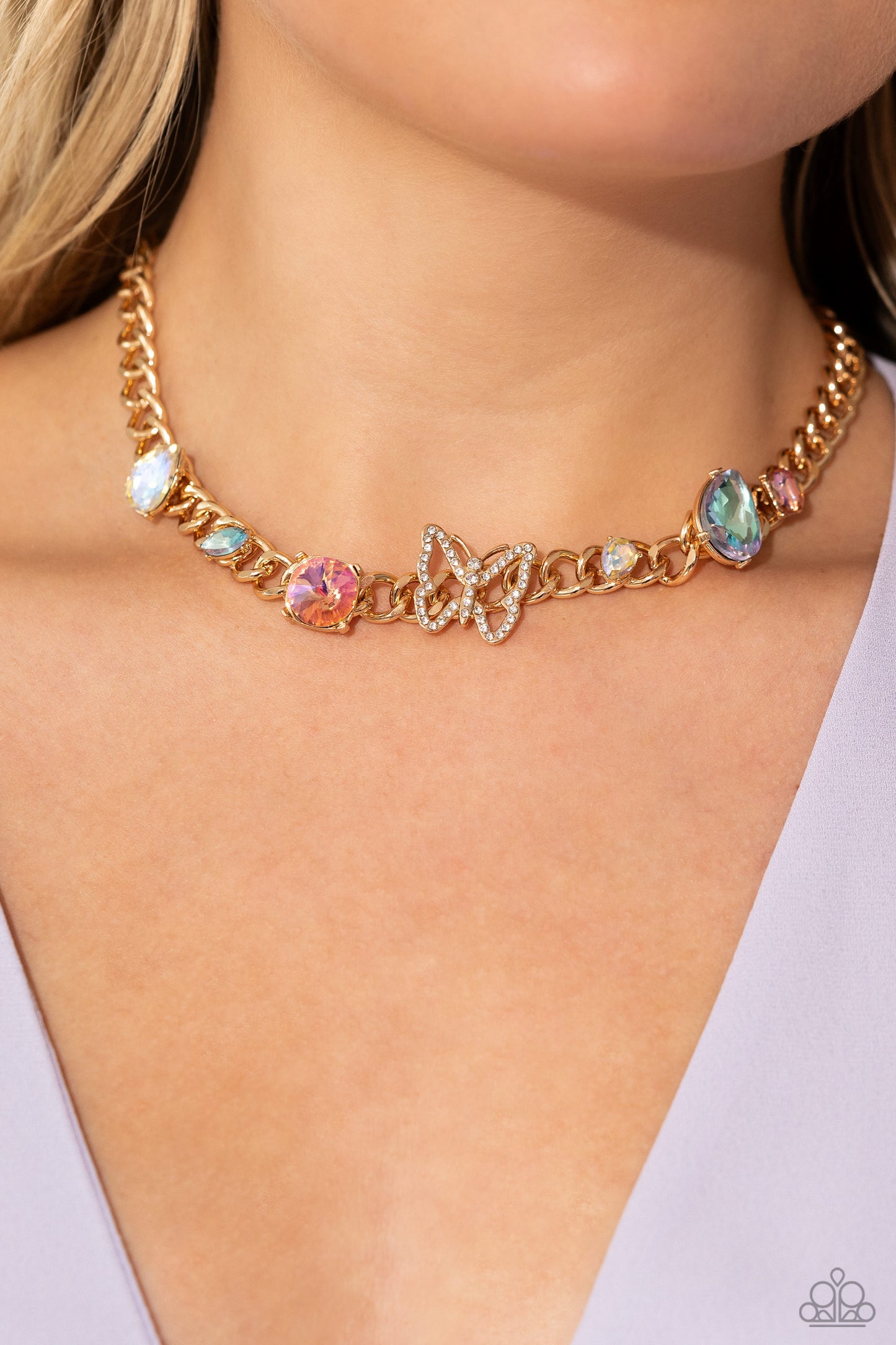 Paparazzi Accessories - Storybook Succession - September 2023 Life of the Party - Gold Necklaces
