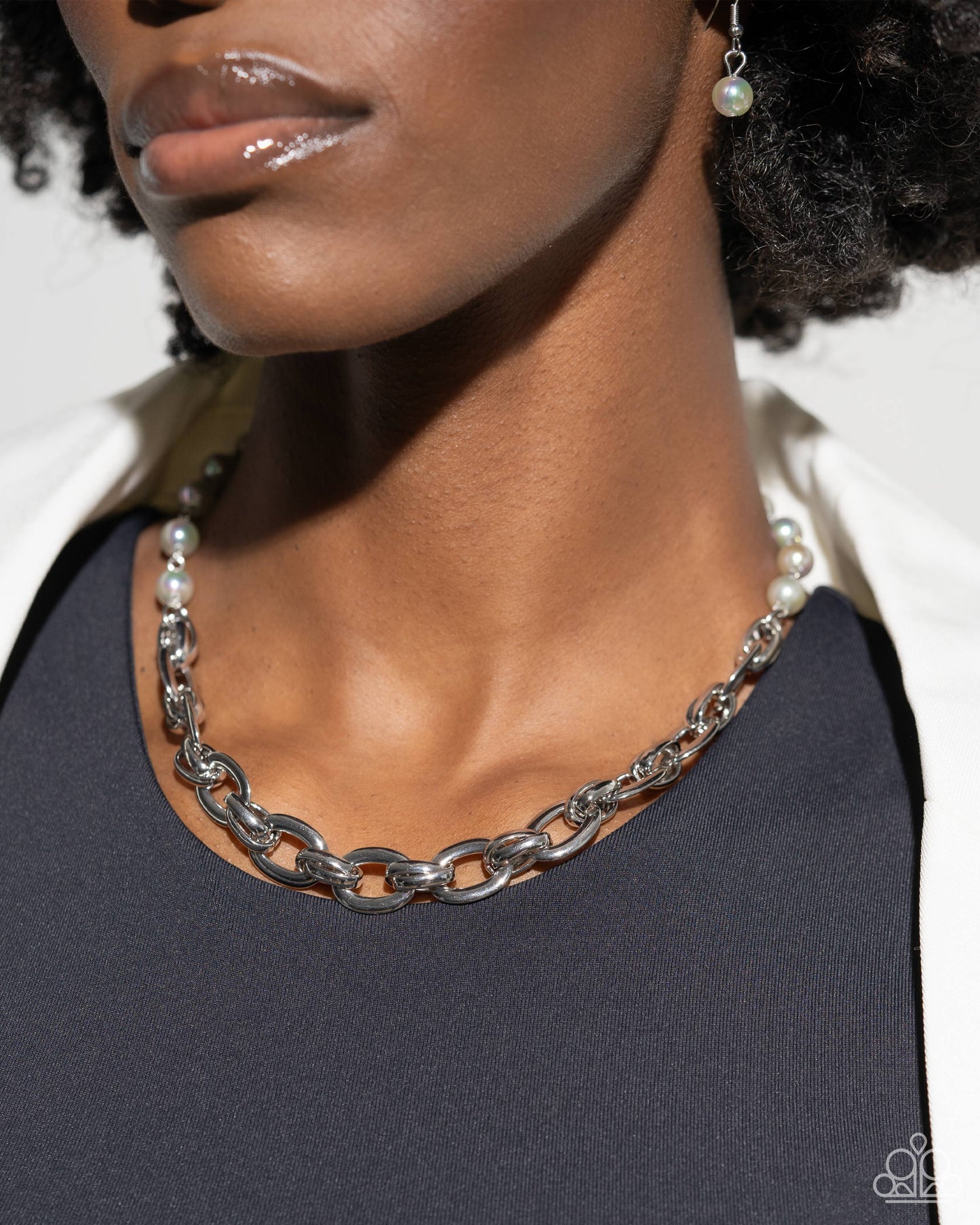 Paparazzi Accessories - Dual Daydream - Silver Jewelry Set