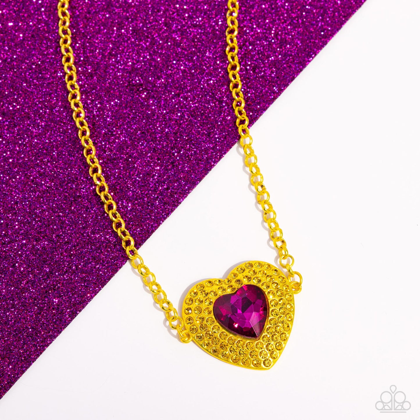 Paparazzi Accessories - Locket Leisure - Yellow Necklaces