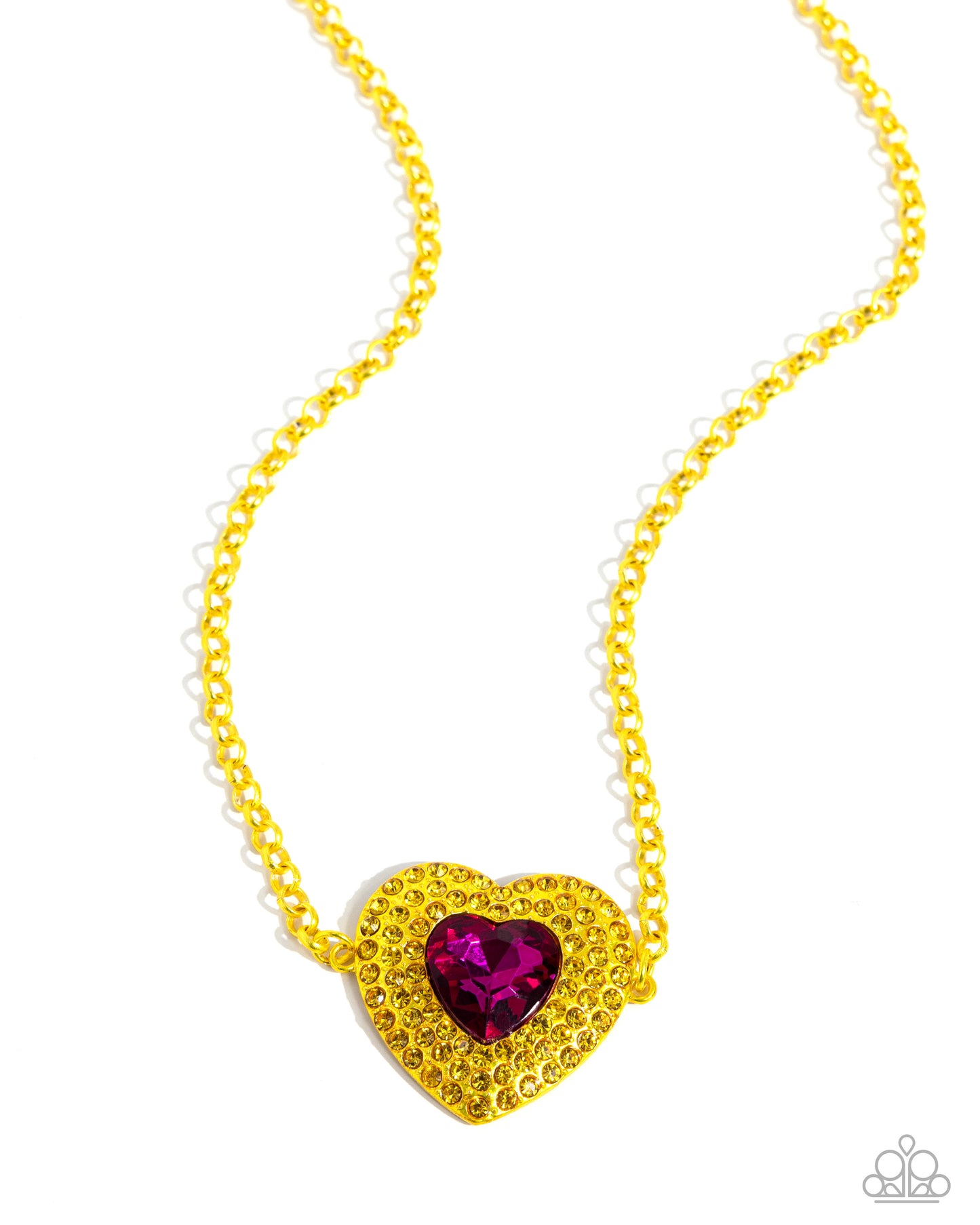 Paparazzi Accessories - Locket Leisure - Yellow Necklaces