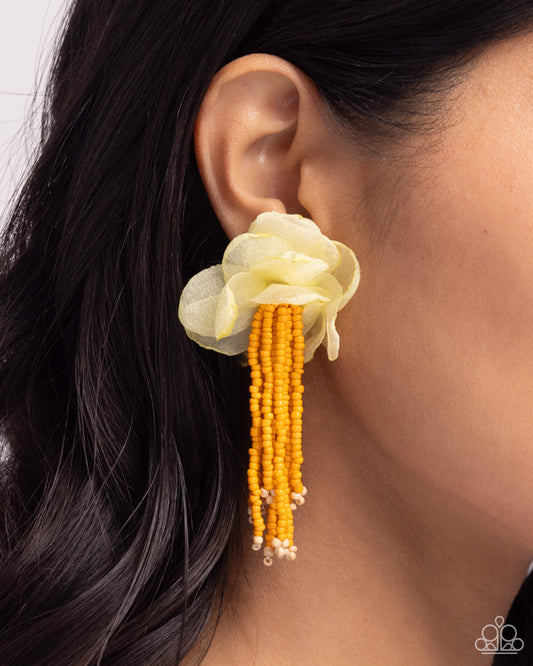 Paparazzi Accessories - Cinderella Charisma - Orange Earrings