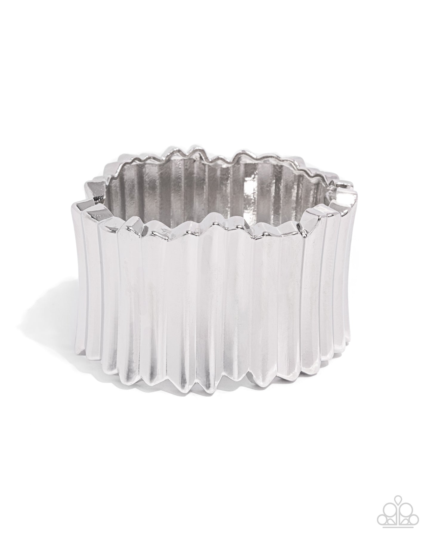 Paparazzi Accessories - Warped Welding - Silver Bracelets