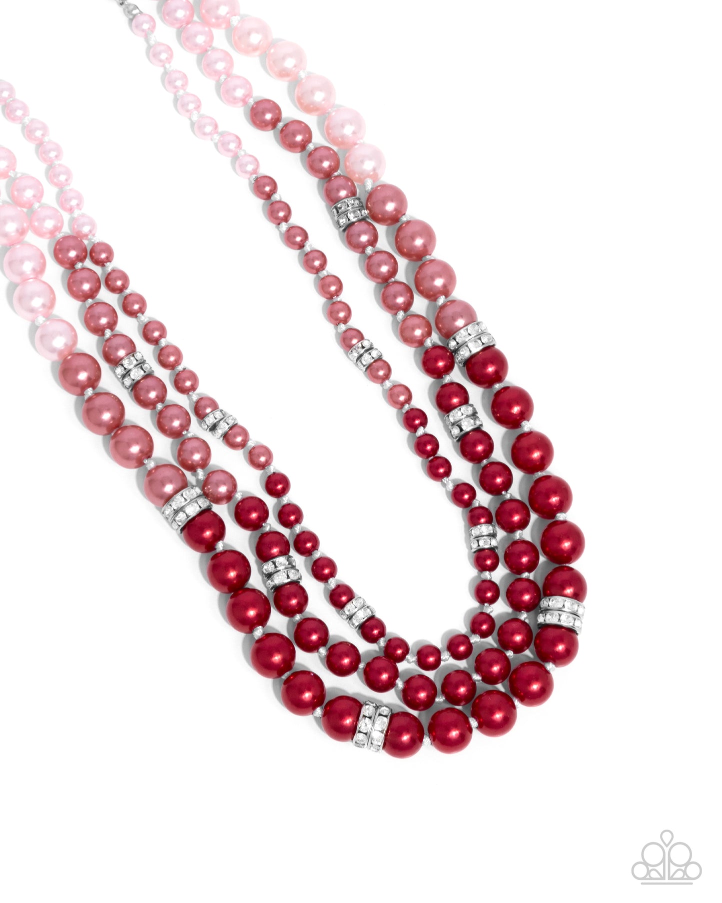 Paparazzi Accessories - Ombre Ornament - Red Necklaces