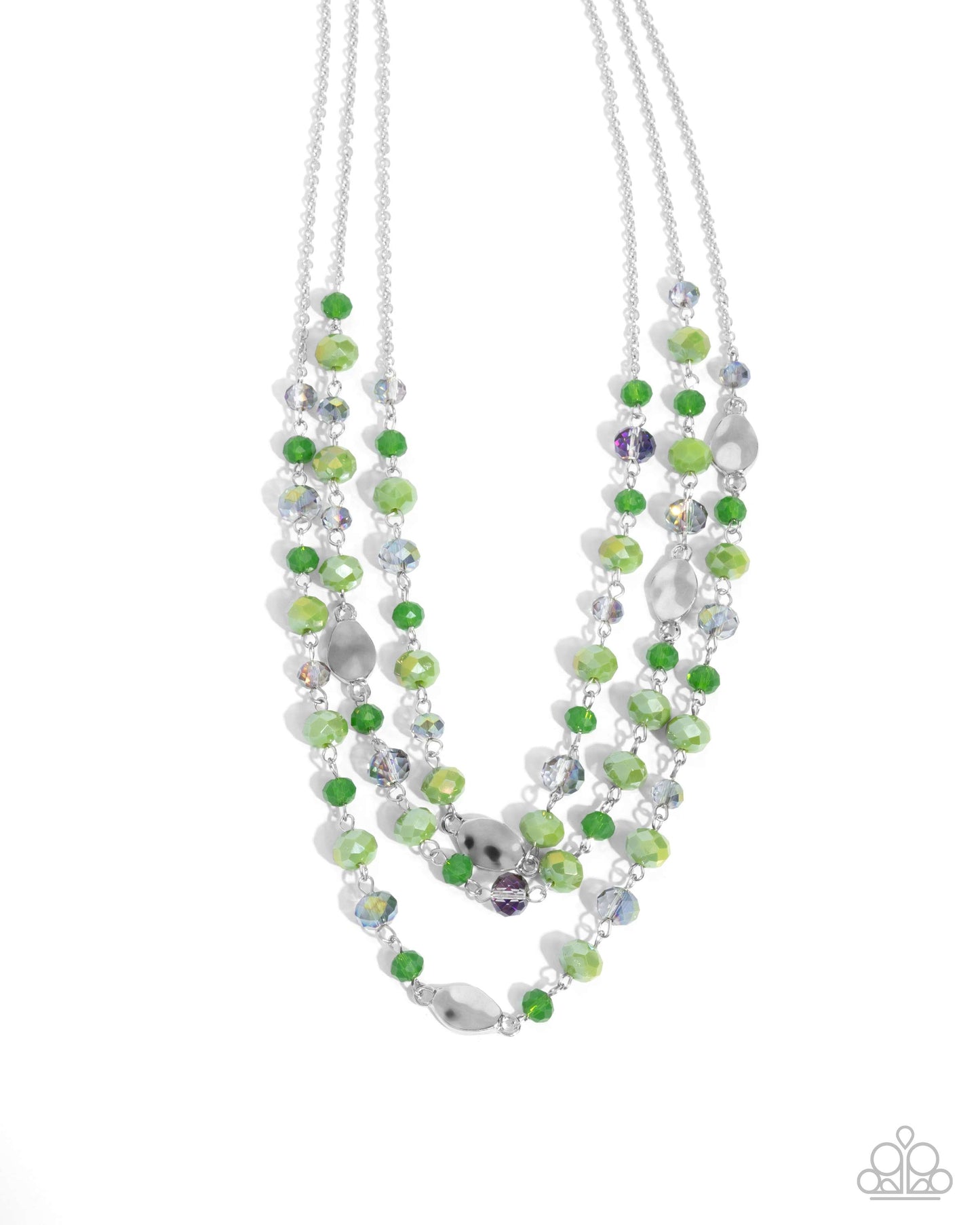 Paparazzi Accessories - Radiantly Rich - Green Necklaces