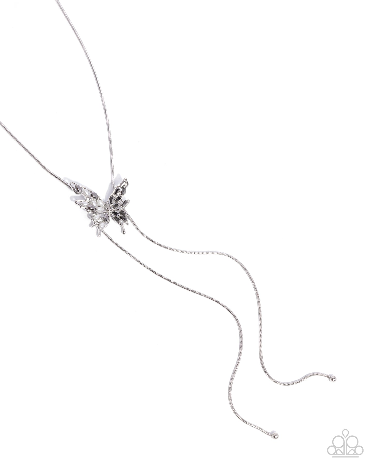 Paparazzi Accessories - Hopeful Hierarchy & Aerial Allure - Silver Complete Look 1