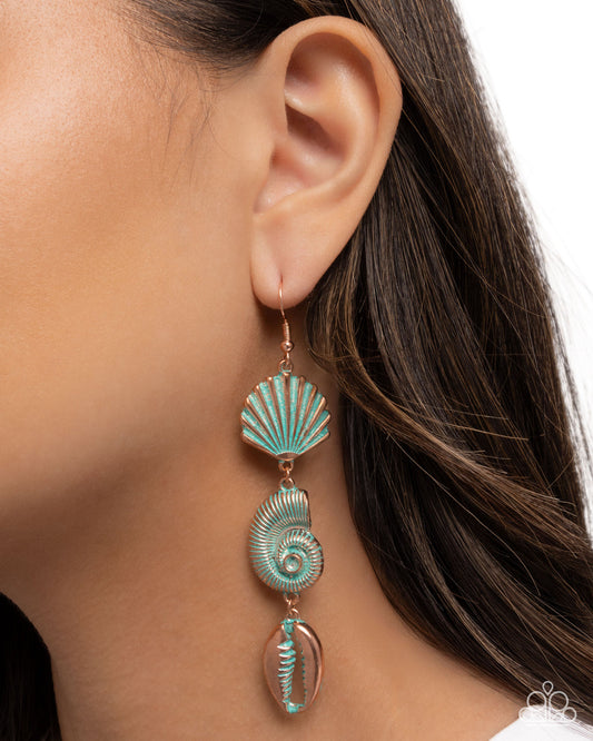 Coastal Charisma Blue Earrings