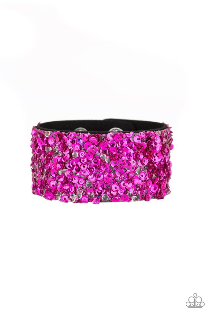 Starry Sequins - Pink Mermaid Bracelet