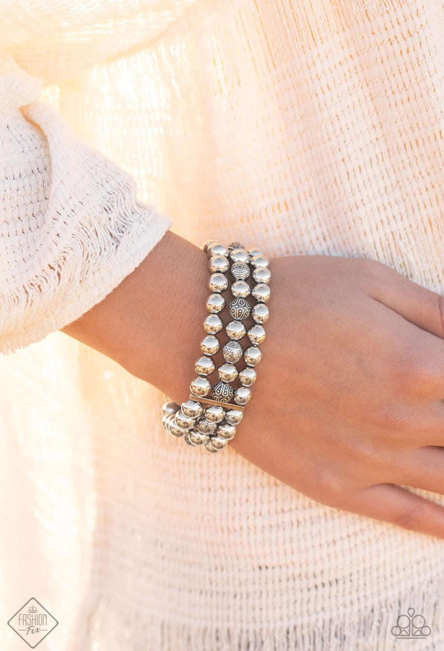 Paparazzi Accessories Trail Treasure - Silver Bracelets - Lady T Accessories