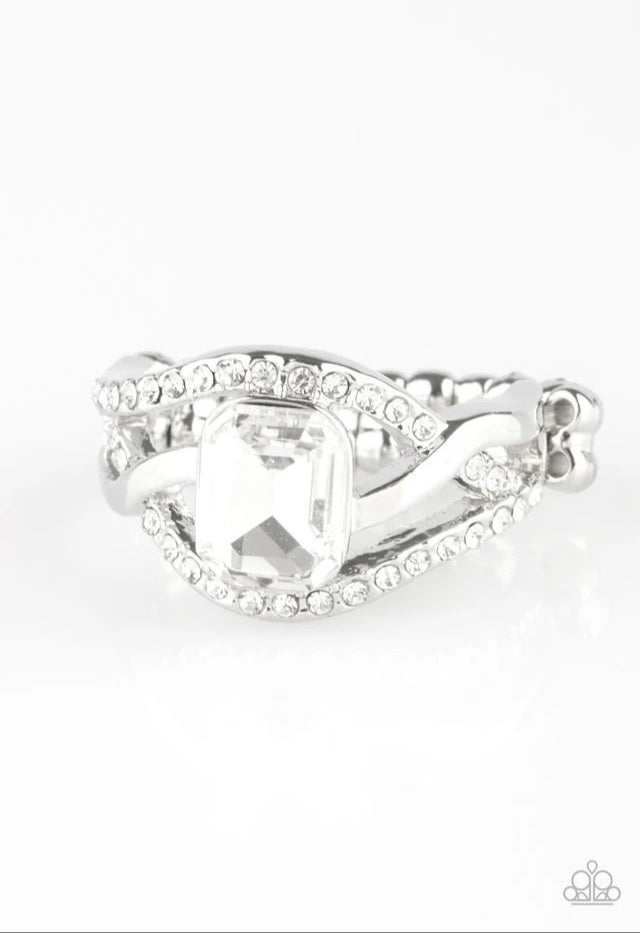 Paparazzi Accessories Bling it On! - White Rings - Lady T Accessories