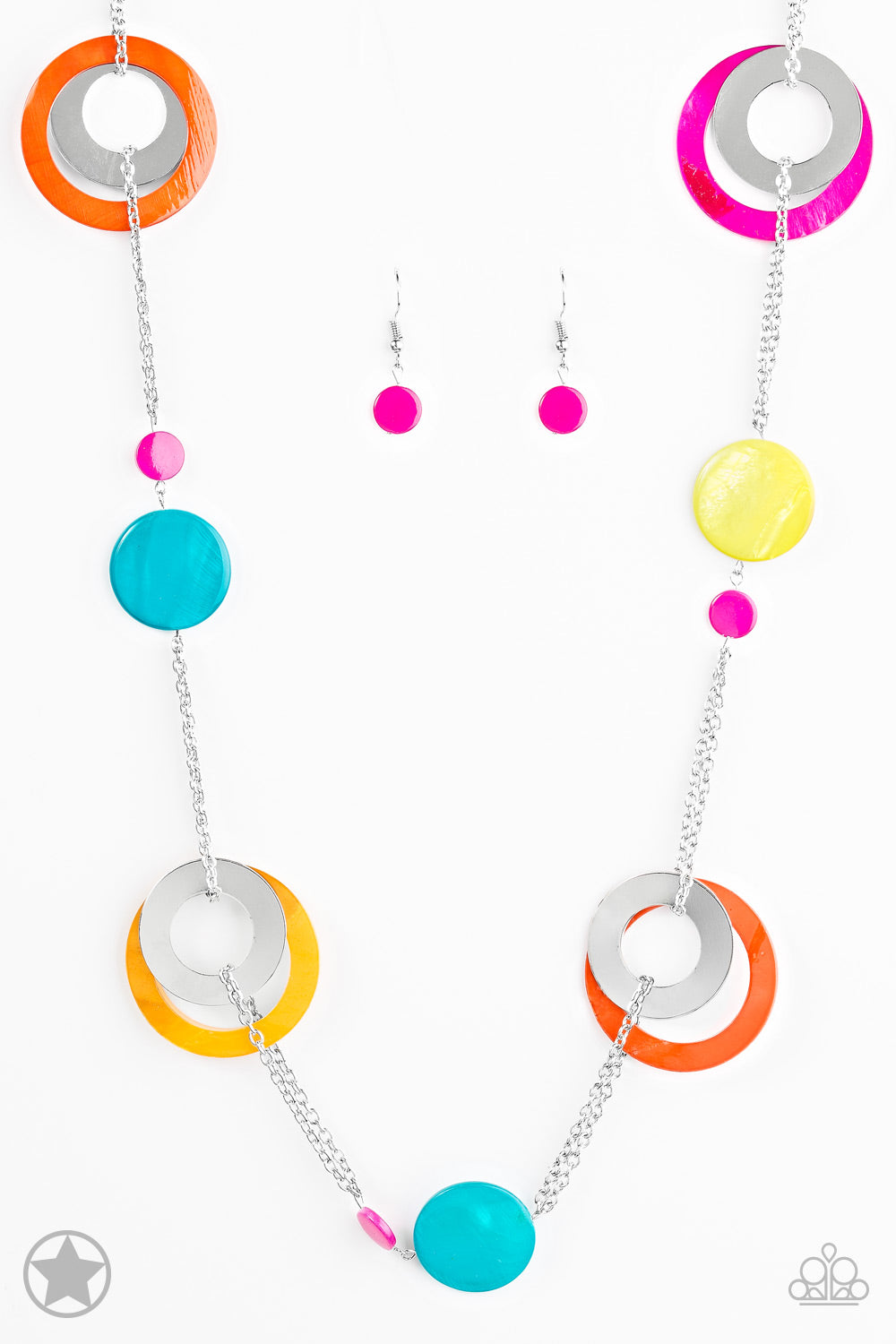 Paparazzi Accessories Kaleidoscopically Captivating - Multi Blockbuster Necklaces - Lady T Accessories