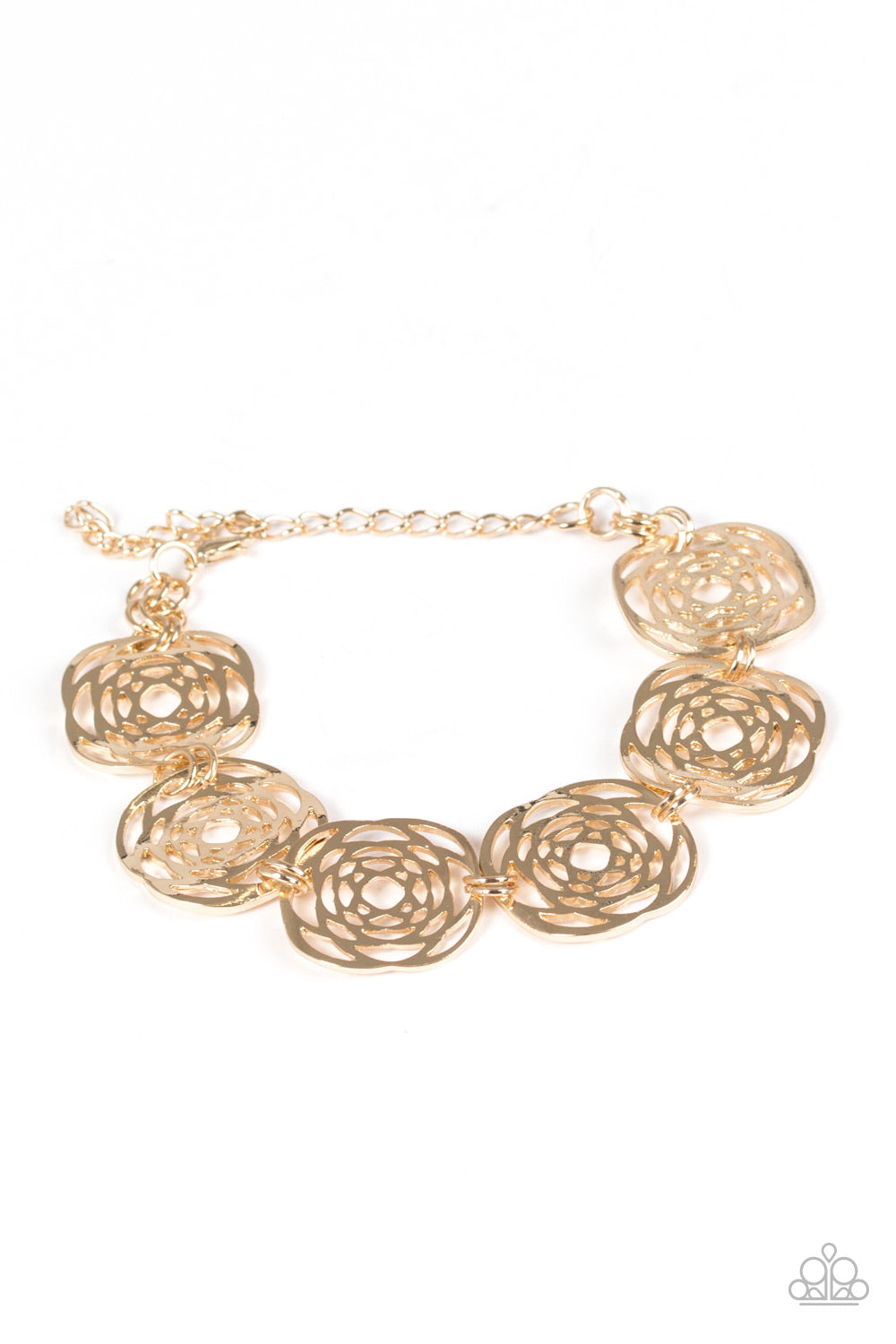 Paparazzi Accessories Pre-historic Posh - Gold Bracelets - Lady T Accessories