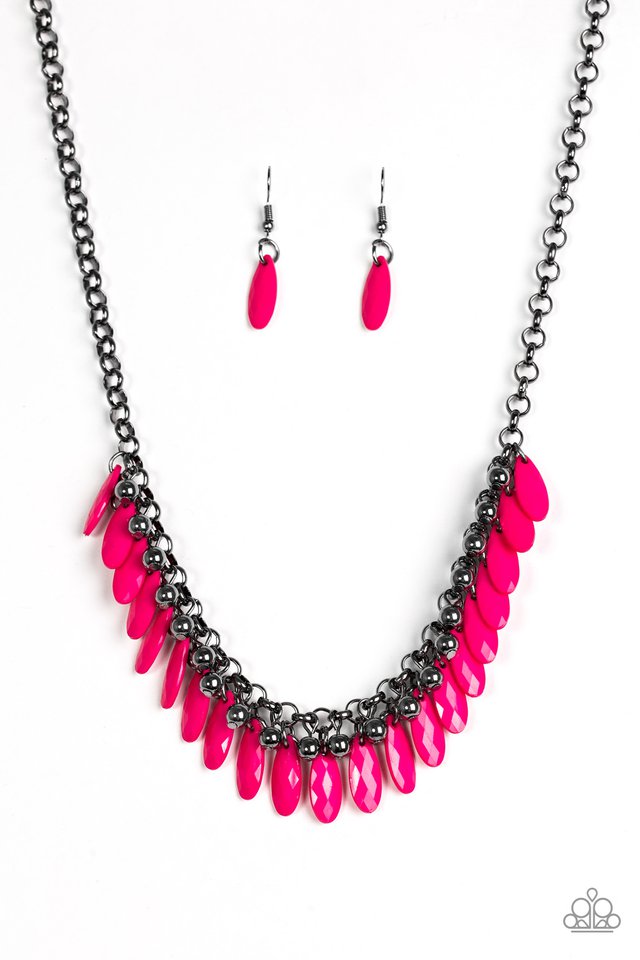 Paparazzi Accessories Jersey Shore - Pink Necklaces - Lady T Accessories