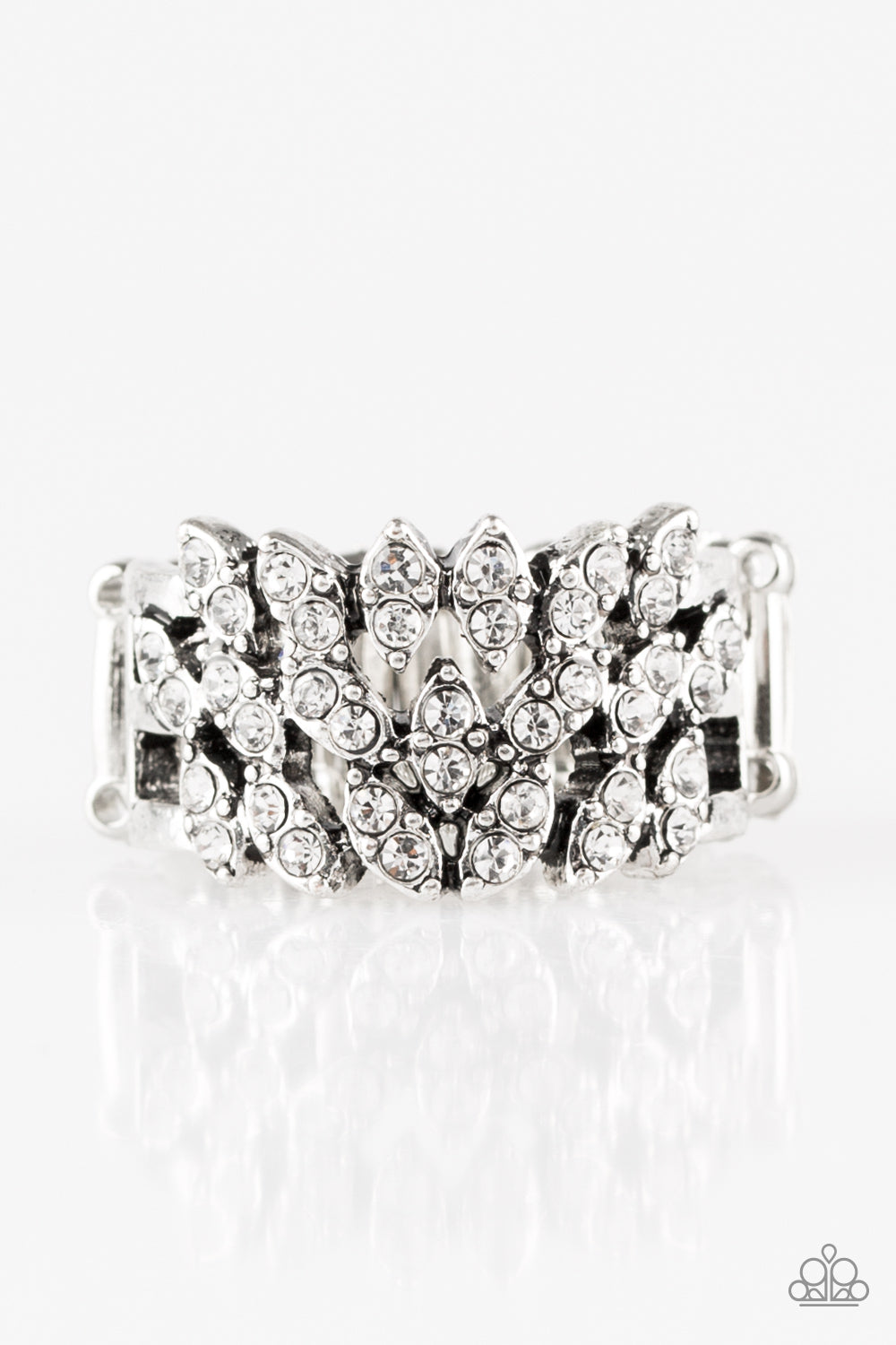 Paparazzi Accessories Wine and Vine - White Rings - Lady T Accessories