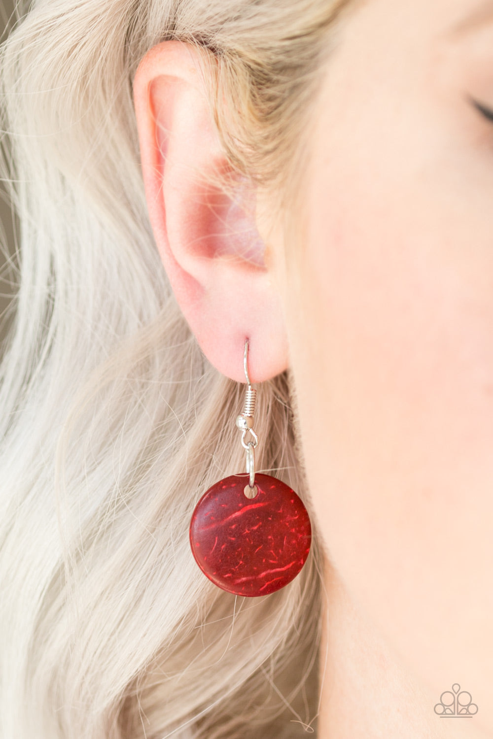 Paparazzi Accessories Barbados Bopper - Red Wood Necklaces - Lady T Accessories