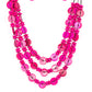 Paparazzi Accessories Barbados Bopper - Pink Wood Necklaces - Lady T Accessories