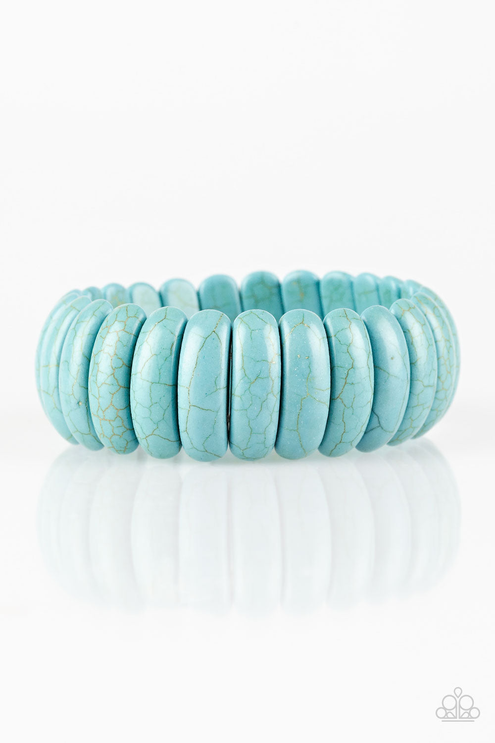 Paparazzi Accessories Peacefully Primal - Blue Bracelets - Lady T Accessories
