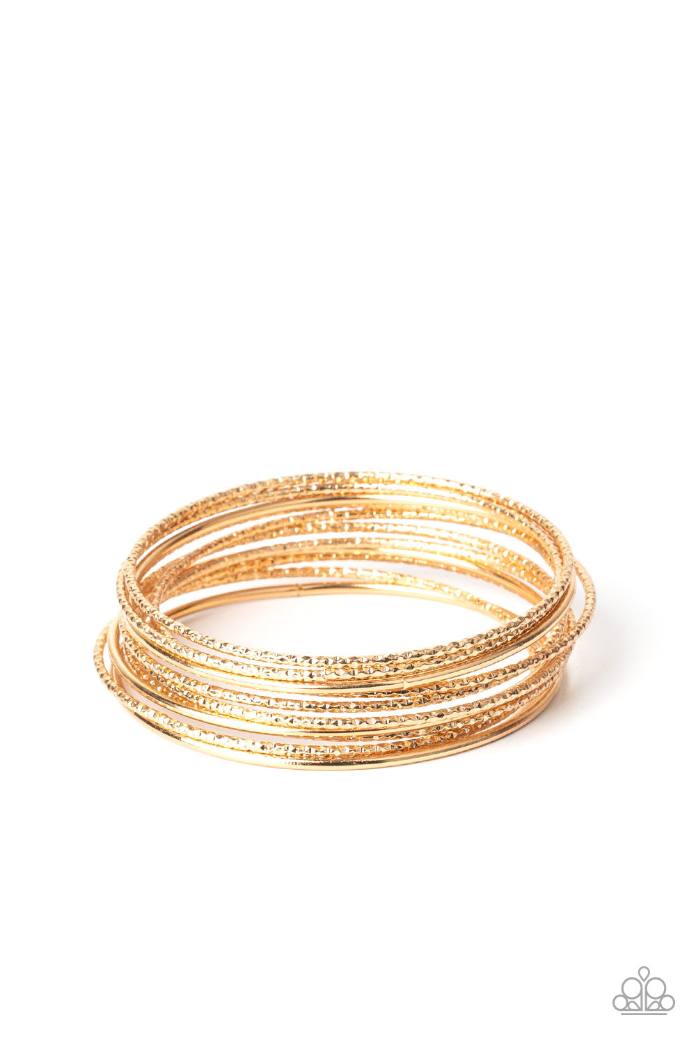 Paparazzi Accessories Bangle Babe - Gold Bracelets - Lady T Accessories