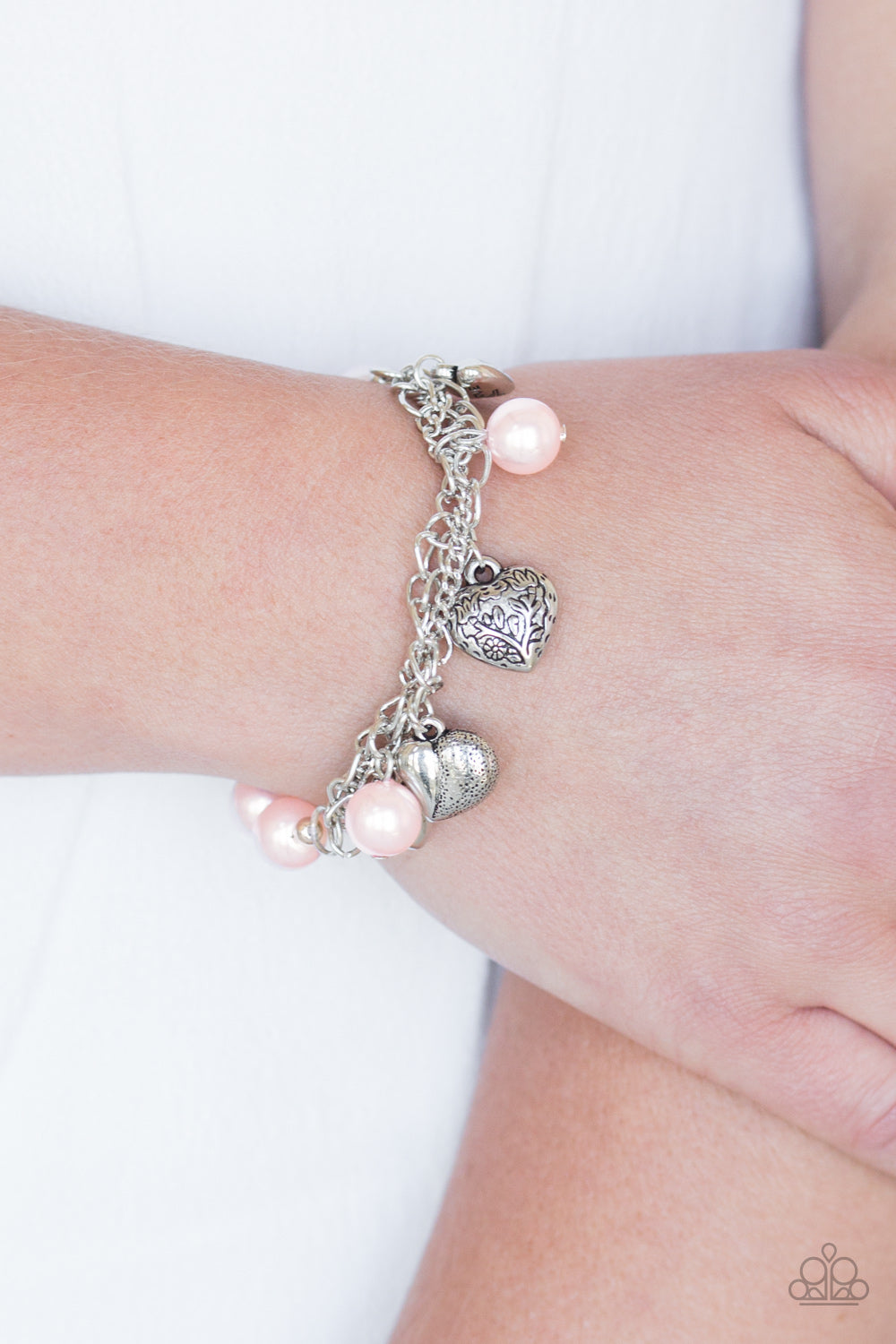 Paparazzi Accessories More Amour - Pink Bracelets - Lady T Accessories