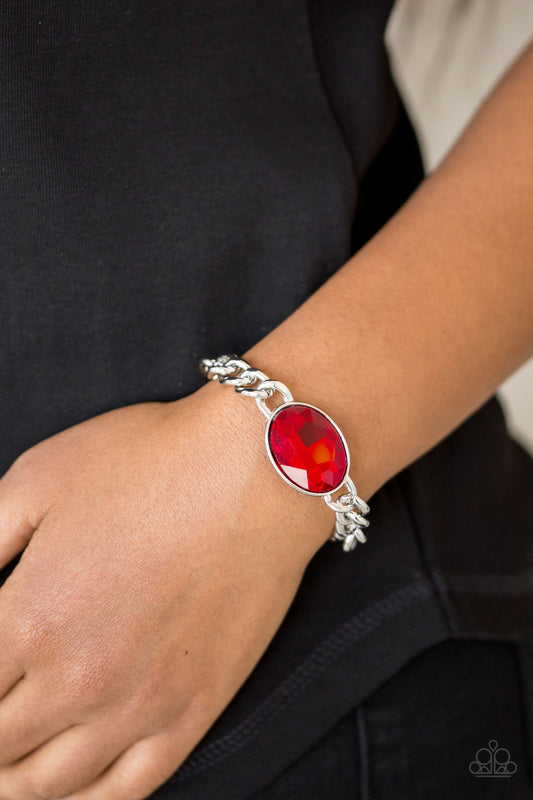 Paparazzi Accessories Luxury Lush - Red Bracelets - Lady T Accessories