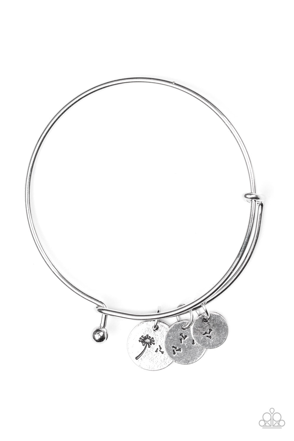 Paparazzi Accessories Dreamy Dandelions - Silver Bracelets - Lady T Accessories
