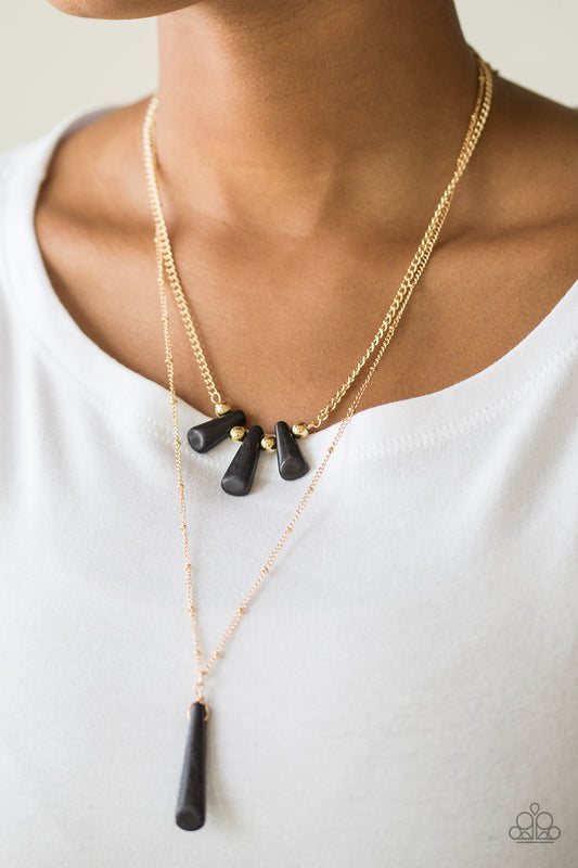 Paparazzi Accessories Basic Groundwork - Black Necklaces - Lady T Accessories