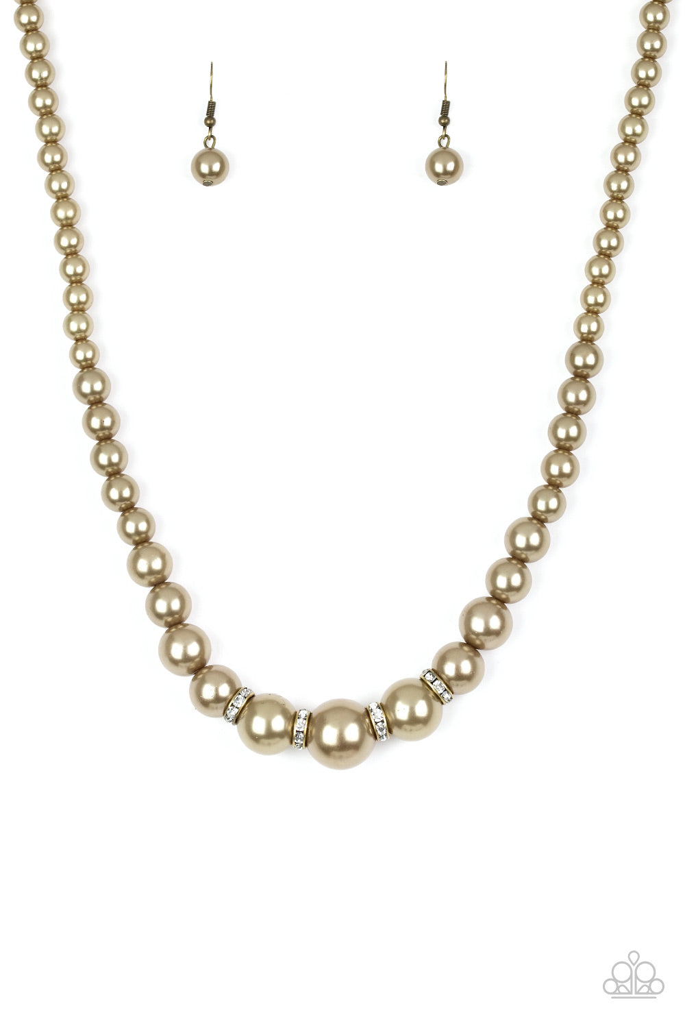Paparazzi Accessories Party Pearls - Brass Necklaces - Lady T Accessories