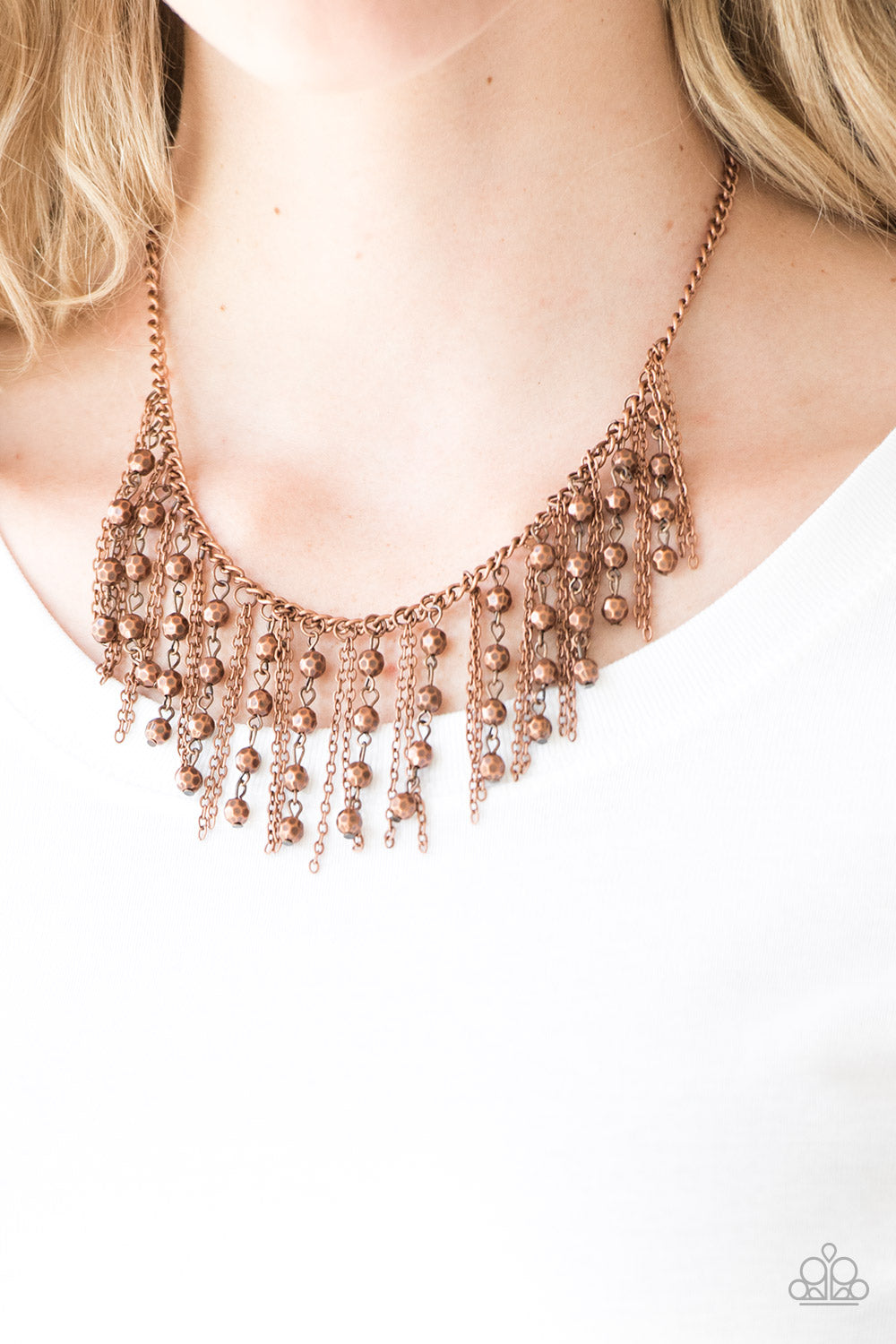 Paparazzi Accessories Rebel Remix - Copper Necklaces - Lady T Accessories
