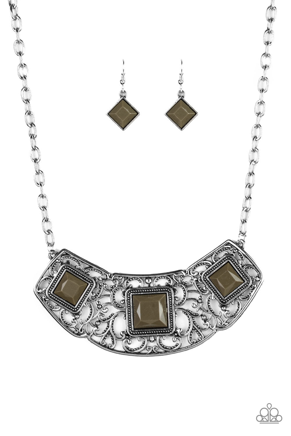 Paparazzi Accessories Feeling In-DEPENDANT - Green Necklaces - Lady T Accessories