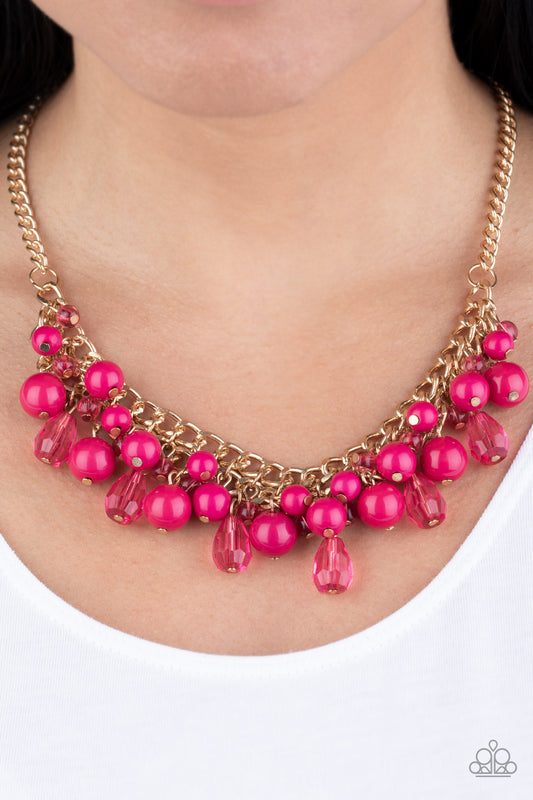 Paparazzi Accessories Tour de Trendsetter - Pink Necklaces - Lady T Accessories