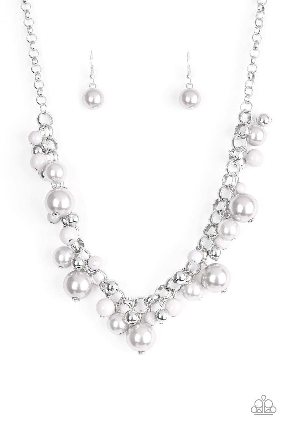 Paparazzi Accessories The Upstater - Silver Necklaces - Lady T Accessories