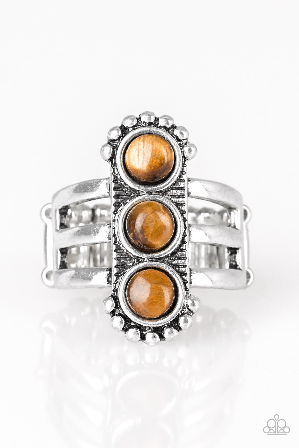 Paparazzi Accessories Rio Trio - Brown Rings - Lady T Accessories