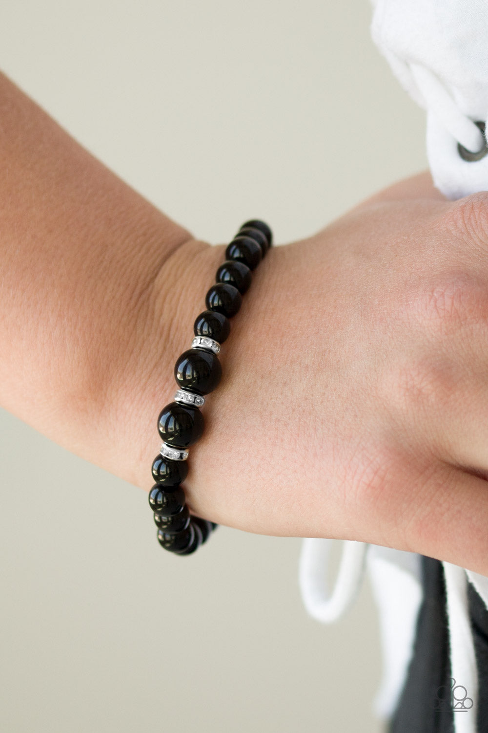 Paparazzi Accessories Radiantly Royal - Black Bracelets - Lady T Accessories
