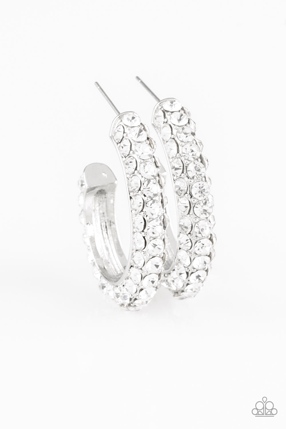Paparazzi Accessories Don't Mind the Stardust - White Earrings - Lady T Accessories