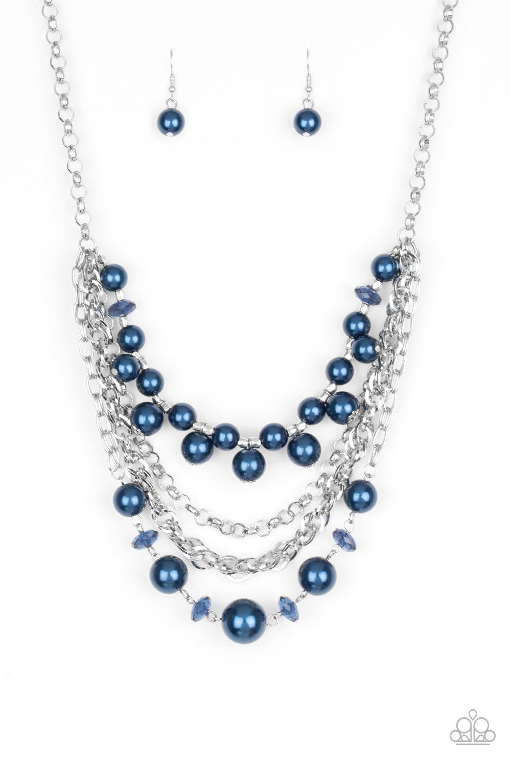 Paparazzi Accessories Rockin Rockette - Blue Necklaces - Lady T Accessories