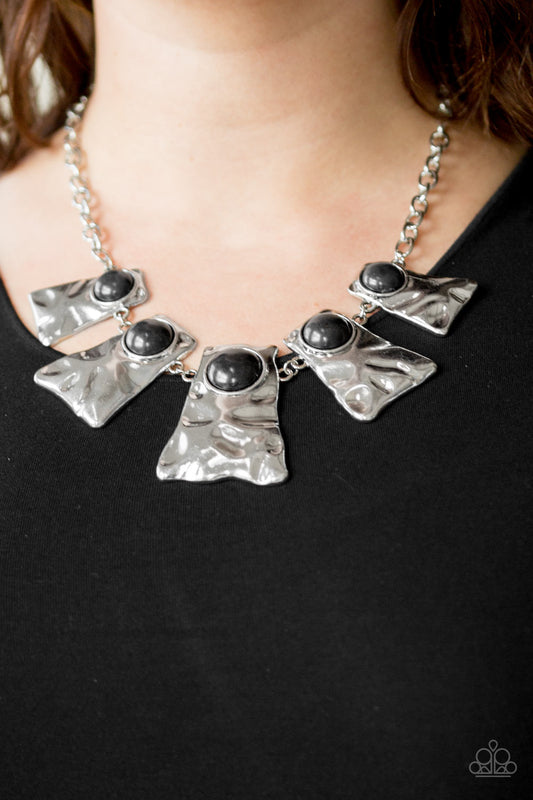 Paparazzi Accessories Cougar - Black Necklaces - Lady T Accessories