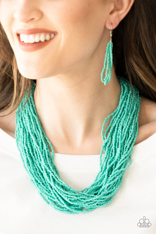 Paparazzi Accessories The Show Must Congo On! - Blue Necklaces - Lady T Accessories
