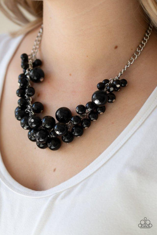 Paparazzi Accessories Glam Queen - Black Necklaces - Lady T Accessories