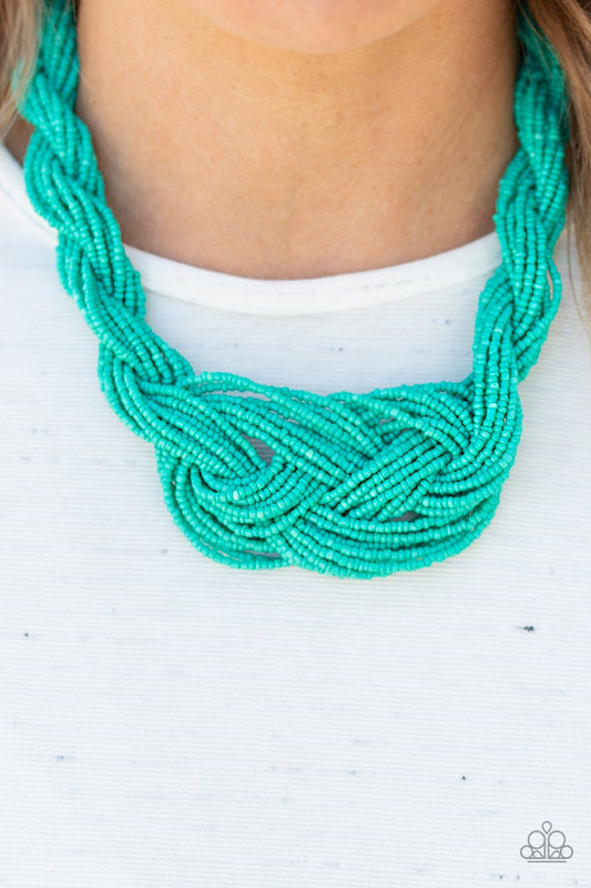 Paparazzi Accessories A Standing Ovation - Blue Necklaces - Lady T Accessories