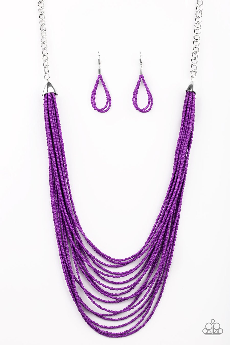 Paparazzi Accessories Peacefully Pacific - Purple Necklaces - Lady T Accessories