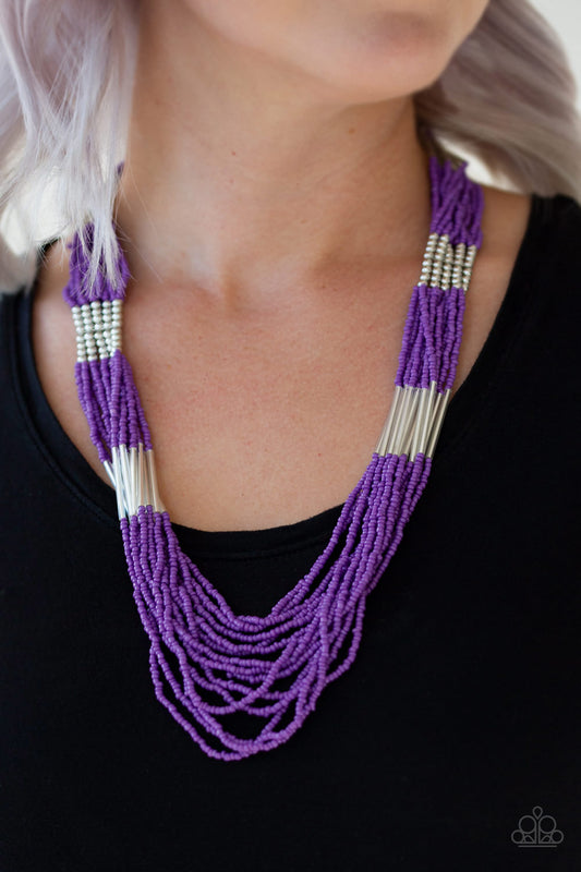 Paparazzi Accessories Let it BEAD - Purple Necklaces - Lady T Accessories