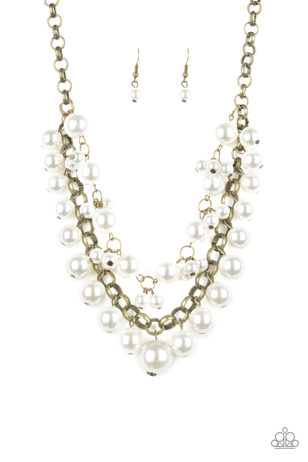 Paparazzi Accessories BALLROOM Service - Brass Necklaces - Lady T Accessories