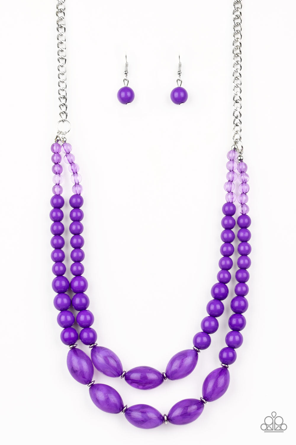 Paparazzi Accessories Sundae Shoppe  - Purple Necklaces - Lady T Accessories