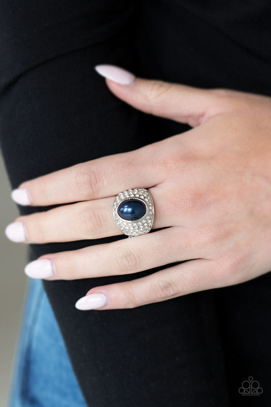 Paparazzi Accessories Glittering Go-Getter - Blue Rings - Lady T Accessories