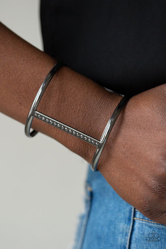 Paparazzi Accessories Diamond Deity - Black Bracelets - Lady T Accessories