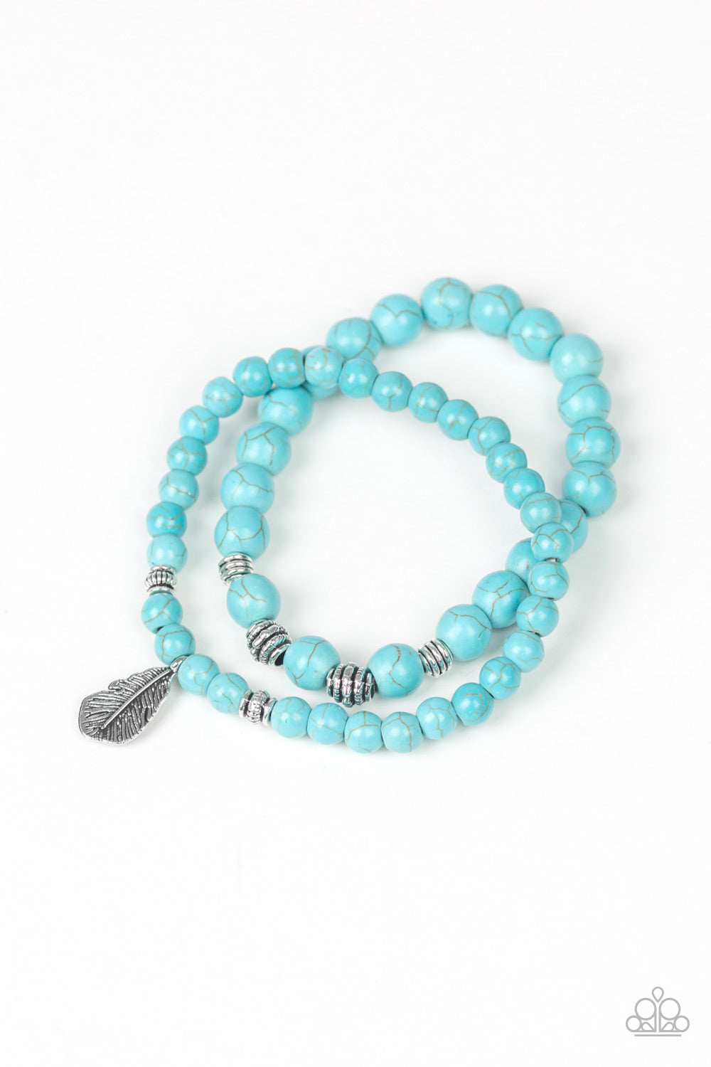 Paparazzi Accessories Desert Dove - Blue Bracelets - Lady T Accessories