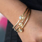 Paparazzi Accessories Be All You Can Bedazzle - Gold Bracelets - Lady T Accessories