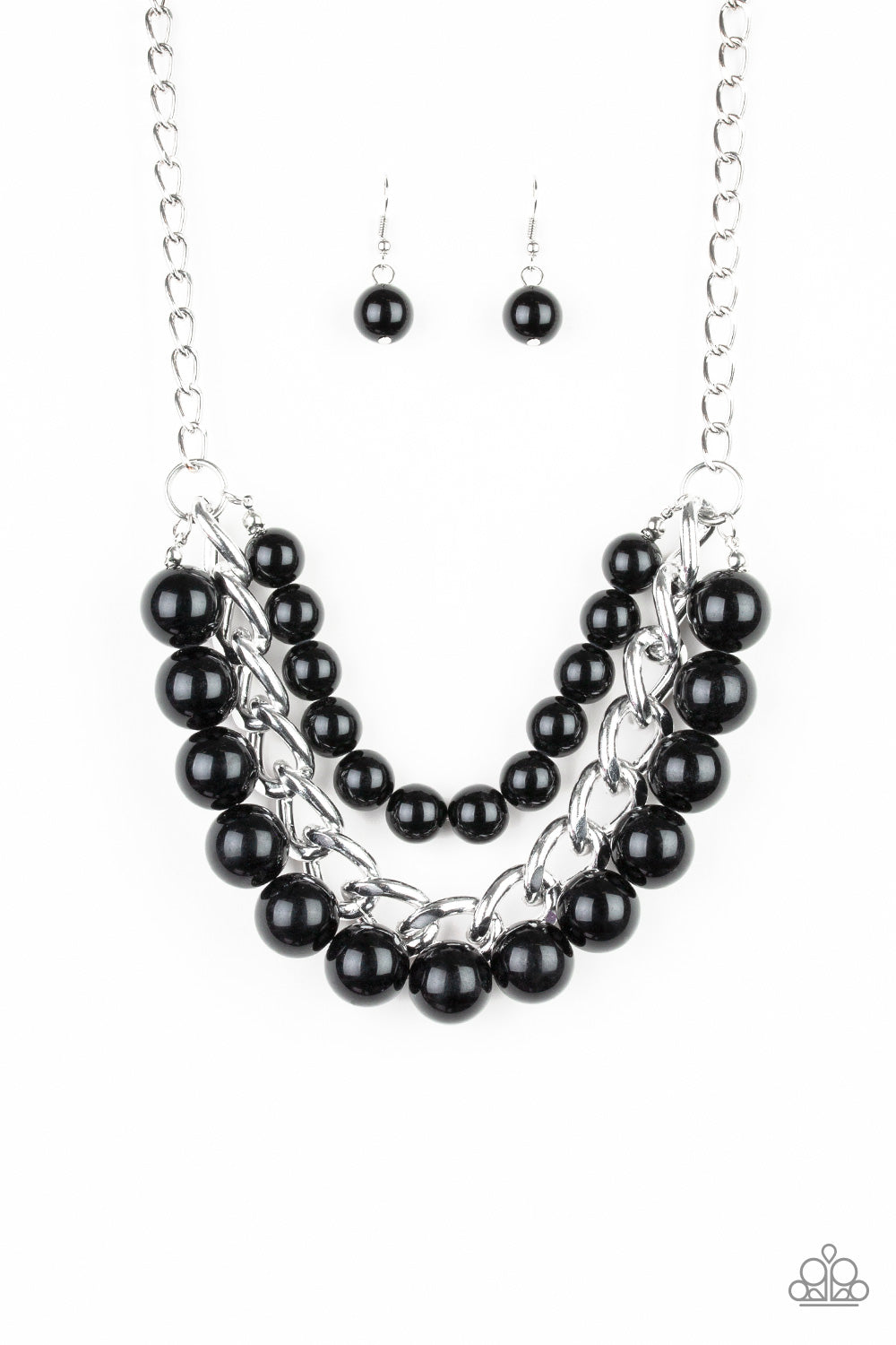 Paparazzi Accessories Empire State Empress - Black Necklaces - Lady T Accessories