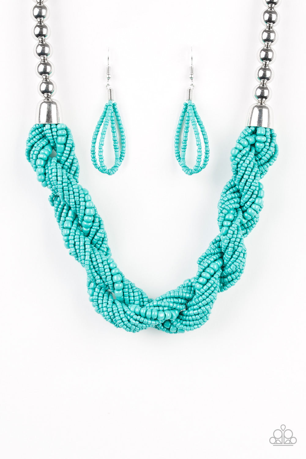 Paparazzi Accessories Savannah Surfin - Blue Necklaces - Lady T Accessories